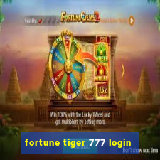 fortune tiger 777 login